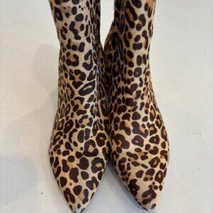 Dolce Vita Leopard Print Calf Hair Bootie